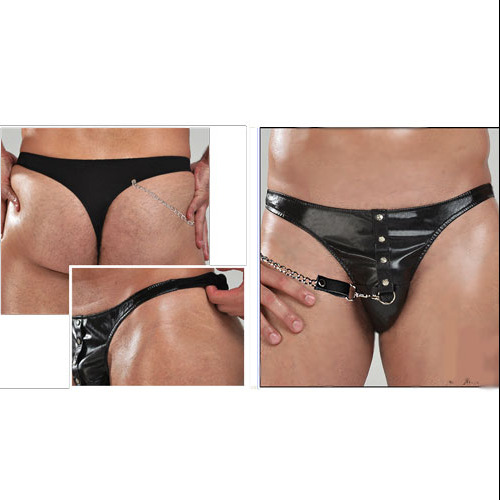 TANGA PIEL CADENA 6063 TALLA NICA