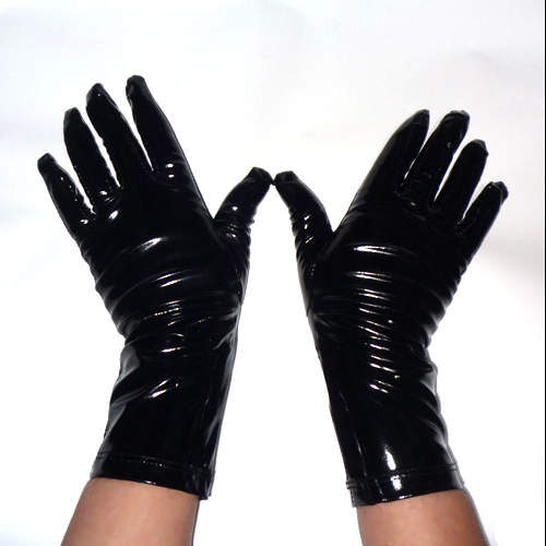 GUANTES VINILO CORTOS COLOR NEGRO 6829 TALLA NICA