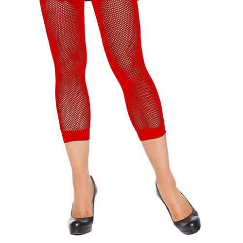 LA 7877 LEGGINGS REJILLA COLOR ROJO TALLA NICA