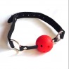 MORDAZA COLOR NEGRO CON PELOTA ROJA 1966