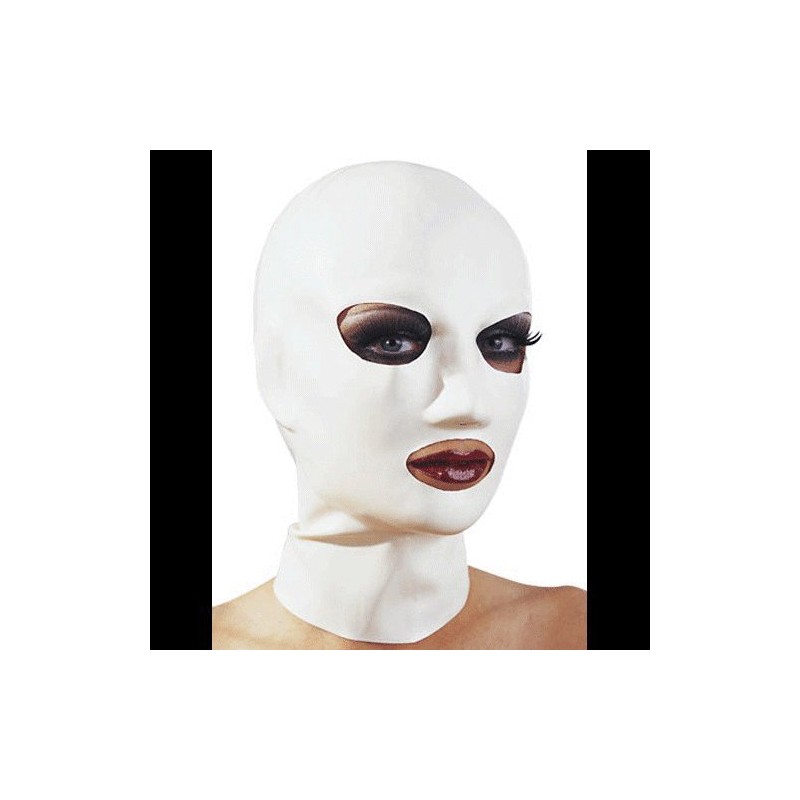 MÁSCARA DE LÁTEX CLÁSICA COLOR BLANCO Fetitxe