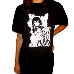 CAMISETA BORN TO BE BAD B/N TALLA M/L