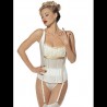 CORPIÑO COLOR BLANCO Y DORADO TALLA S