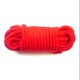 CUERDA BONDAGE SUAVE 10 METROS COLOR ROJO 5723