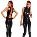 CATSUIT WETLOOK CON LAZDO ESPALDA 5926 TALLA ÚNICA