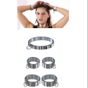 CONJUNTO ATADURAS COLLAR DE METAL CON CANDADO 7138