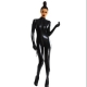 CATSUIT ENTERO WETLOOK 7273 COLOR NEGRO TALLA ÚNICA