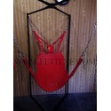 COLUMPIO DE CUERO ROJO LOVE SWING 7119