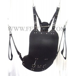 COLUMPIO DE CUERO LOVE SWING NEGRO 7119