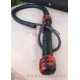 BULLWHIP-LÁTIGO 120 CM LARGO TRENZADO CUERO BICOLOR 5316