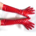 GUANTES SUAVES MATE 6684 COLOR ROJO TALLA M-L