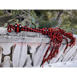 FLOGGER DE ANTE COLOR ROJO Y NEGRO 3727