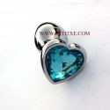 ROSEBUD ANAL PLUG CORAZÓN  AZUL 7230