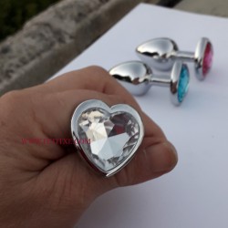 ROSEBUD ANAL PLUG CORAZÓN  CRISTAL 7230