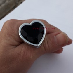 ROSEBUD ANAL PLUG CORAZÓN  NEGRO GRANDE 7239