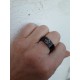 ANILLO BDSM EMBLEMA TRISKEL EN ACERO COLOR NEGRO 7255