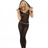 BODY CATSUIT OPACO CON CAPUCHA 8800