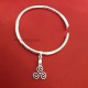 PULSERA ELEGANTE DE PLATA CON TRISKEL 7285