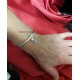 PULSERA ELEGANTE DE PLATA CON TRISKEL 7285