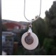COLLAR PLATA CON ELEGANTE PENDIENTE BDSM TRISKEL EMBLEMA 7262