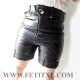 BONDAGE PANTALONES SHORTS EN CUERO  A MEDIDA 7351