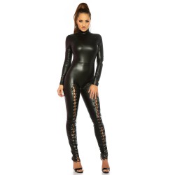 CATSUIT WETLOOK PIERNAS CORSÉ TALLA ÚNICA