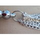 DILDO-FLOGGER DE ACERO CON CADENAS 7394