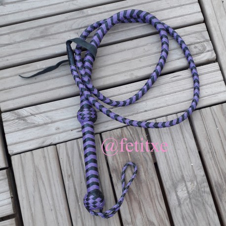 BULLWHIP DE CUERO 180 CM BICOLOR 6467