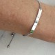 ELEGANTE PULSERAS CON EMBLEMA BDSM TRISKEL AJUSTABLE EN ACERO 6920