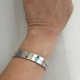 PULSERA CERRADA CON EMBLEMA BDSM TRISKEL ACERO 7422