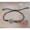 PULSERA TRISKEL CELTA  NUDOS MACRAME 7495