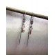 PENDIENTES LARGOS CON EMBLEMA BDSM TRISKEL EN ACERO 7496