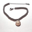 PULSERAS EN ACERO CON EMBLEMA BDSM TRISKEL DUO 7454