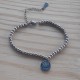 PULSERAS EN ACERO CON EMBLEMA BDSM TRISKEL CORAZÓN DUO 7454